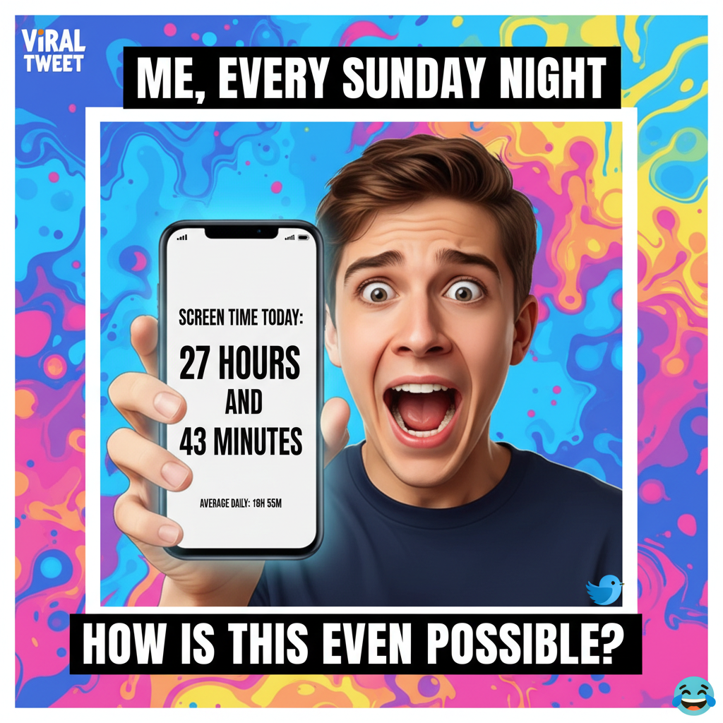 My screen time report is basically a memoir of my life. Send help.