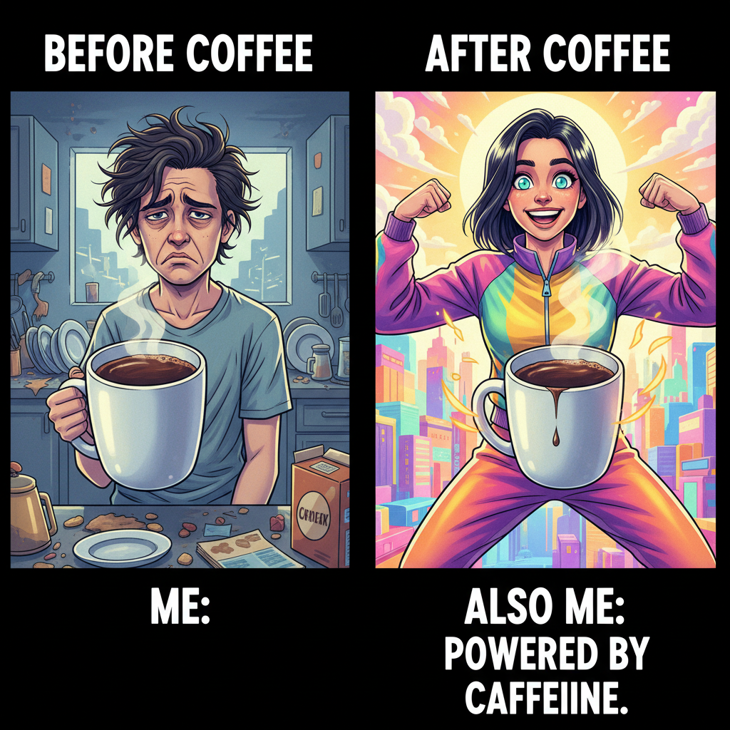 My blood type is coffee. My personality type is also coffee. #CoffeeAddict