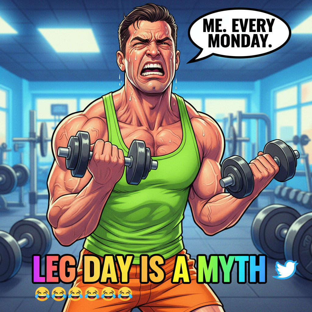Went to the gym. Did one rep. Now I'm sore for a week. Send help (and snacks). #GymLife