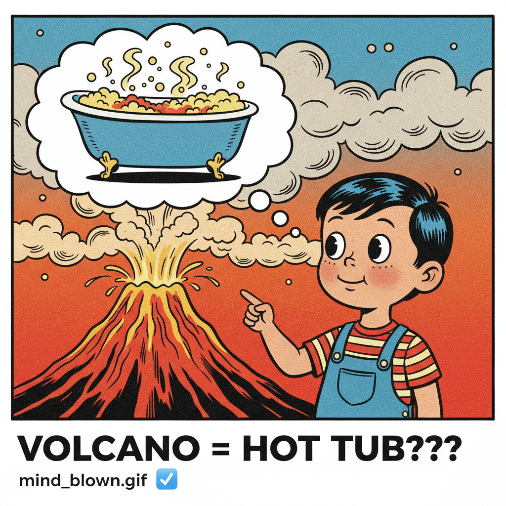 Remember when we thought lava was just hot water? Childhood was wild. #Nostalgia