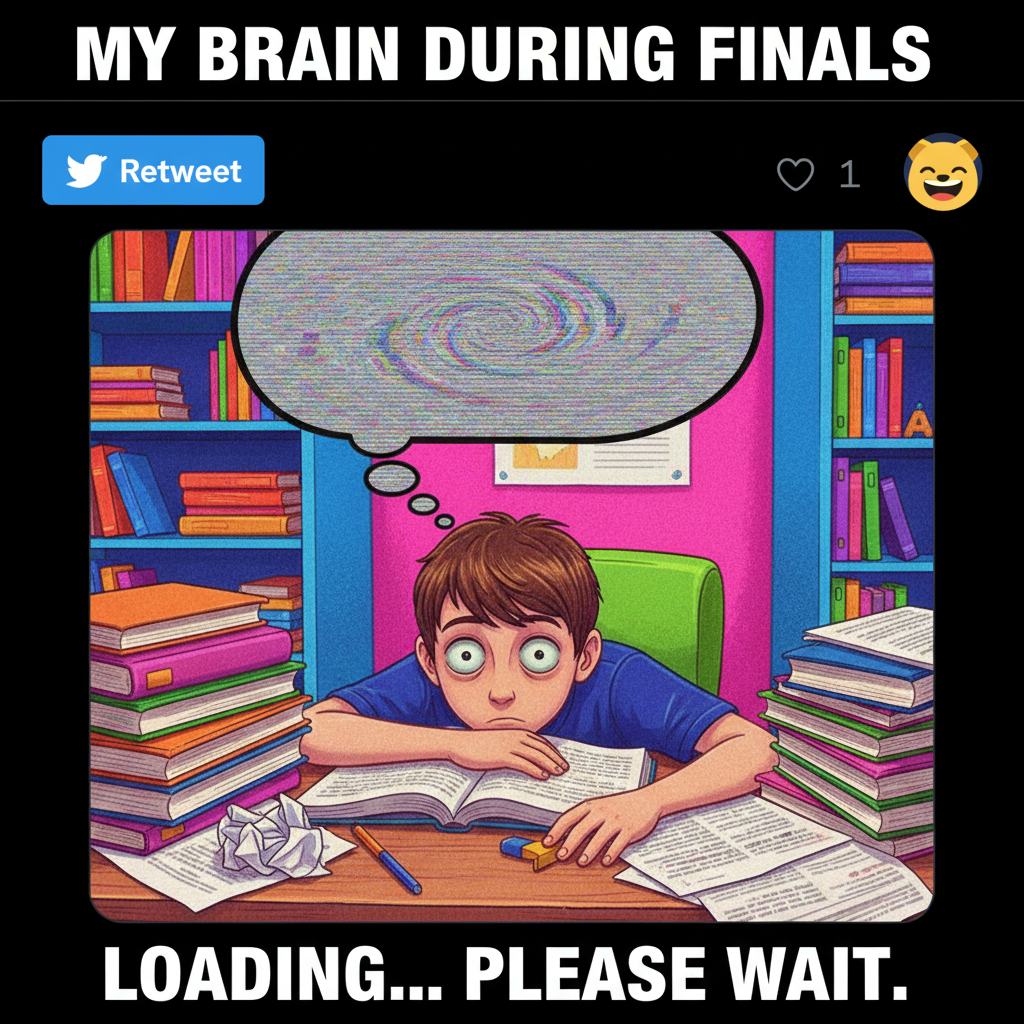 Me trying to remember anything for my exam after 3 all-nighters. Brain empty.