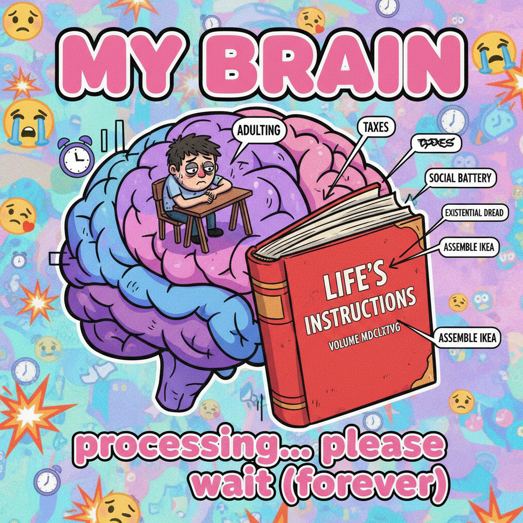 My brain during exam season: 'We're just gonna skim this chapter, right?'