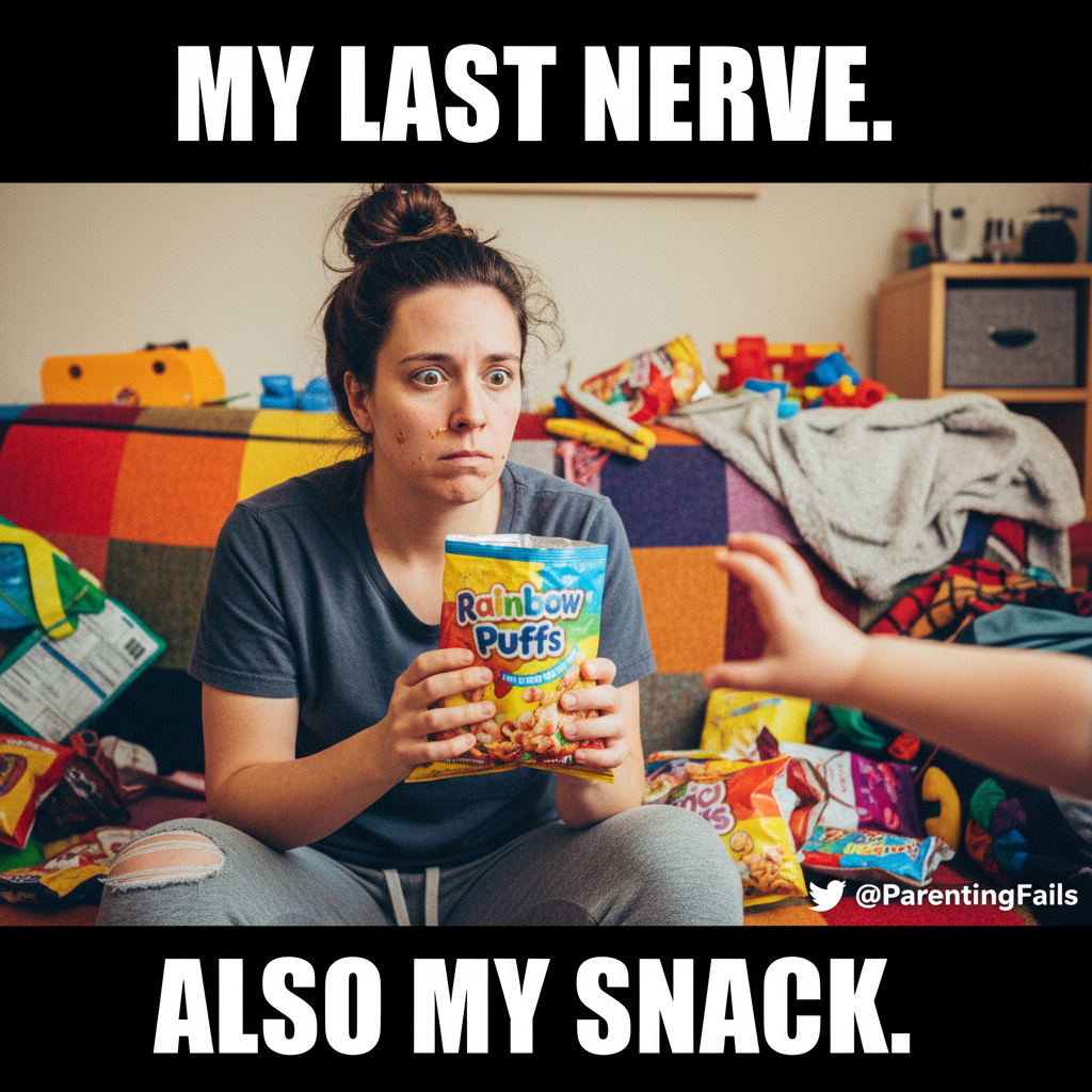 My kid just asked if their imaginary friend could have a snack. Send help. And snacks.