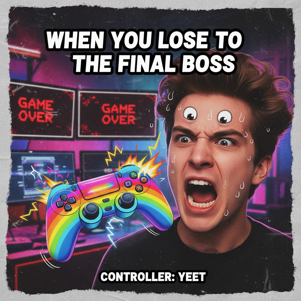 My controller just flew across the room. It wasn't my fault, the game cheated.
