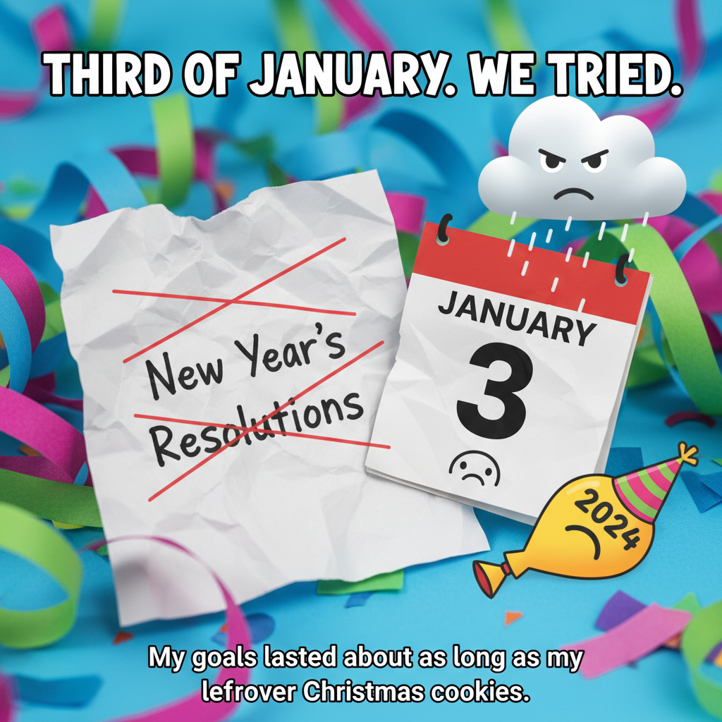 My New Year's resolution lasted 3 days. Guess I'll try again in 2025. #NYE