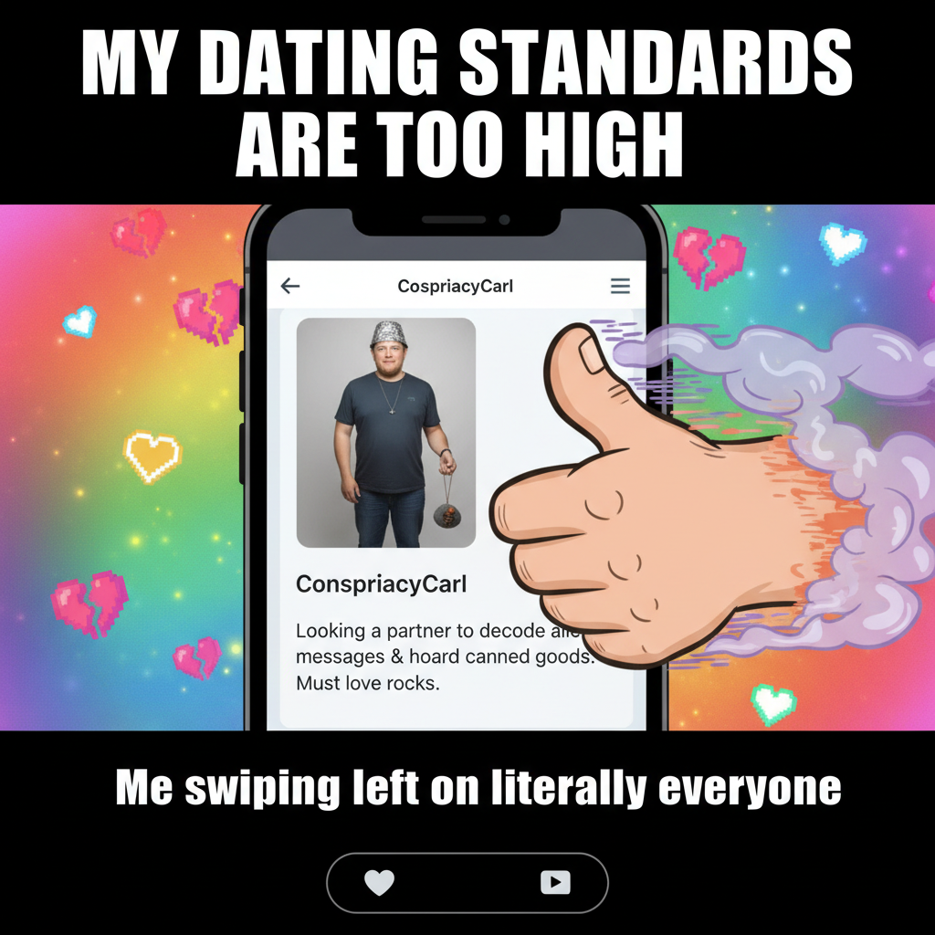 Matched with my ex's cousin. Swiped left so fast my phone almost caught fire. #DatingApps