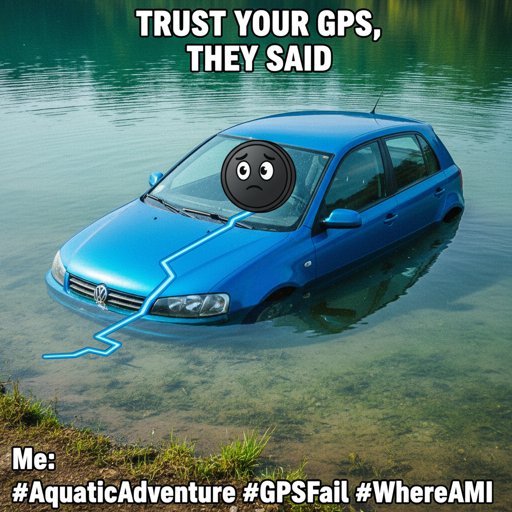 GPS said 'turn left in 500 feet.' I'm in a lake. Send a boat. #TravelFail
