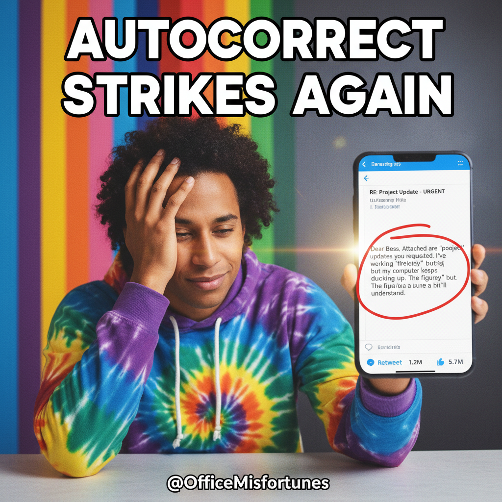 Autocorrect changed 'duck' to 'f***' in my work email. My career is over. #sendhelp