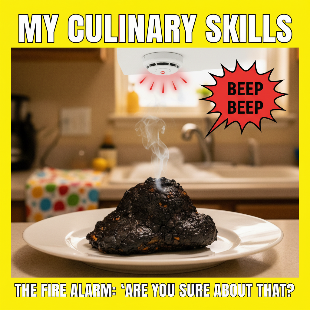 My 'easy 3-ingredient dinner' ended up looking like a science experiment gone wrong. Send pizza.