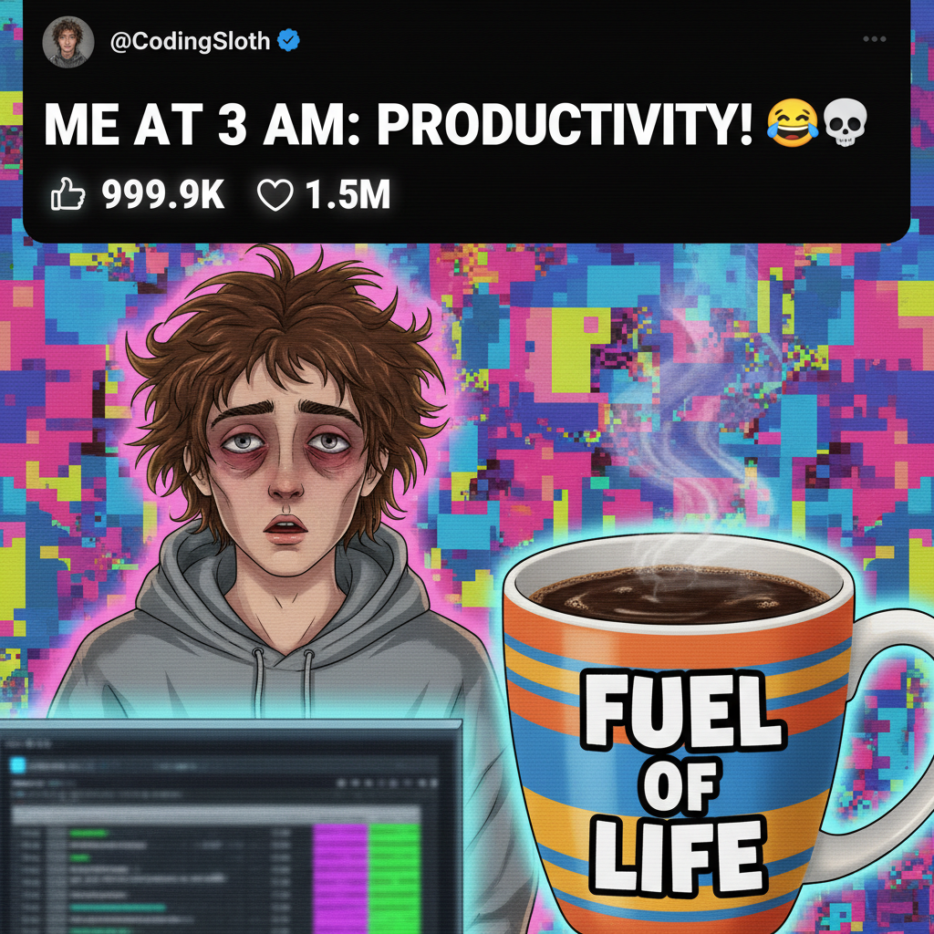 Waking up on Monday feels like my brain is still buffering the weekend. Send coffee and existential dread.