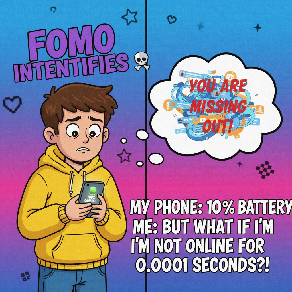 My phone battery is at 100% and I still feel like I'm missing something. #DigitalDetoxFail