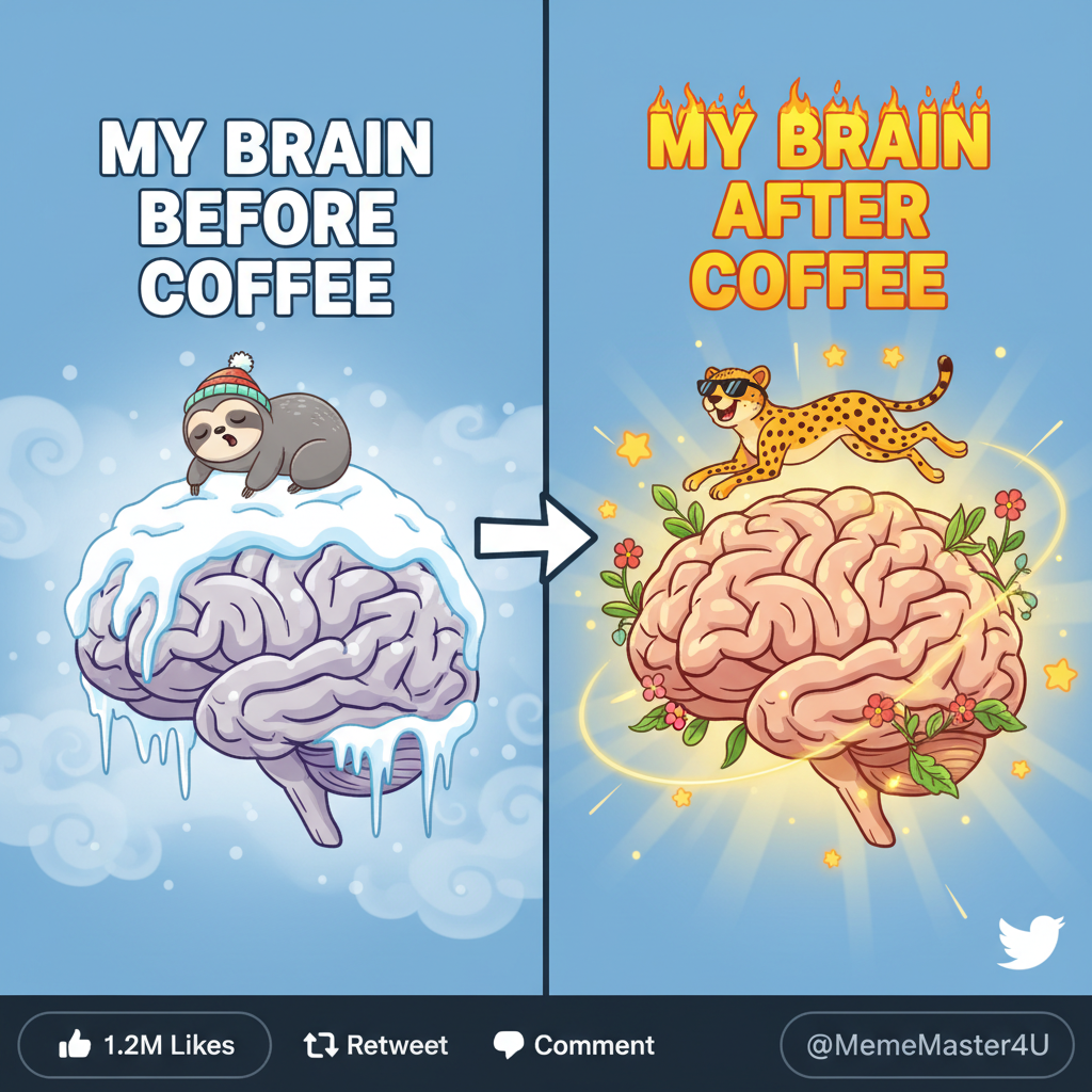 My brain trying to function in November vs. my brain in July.