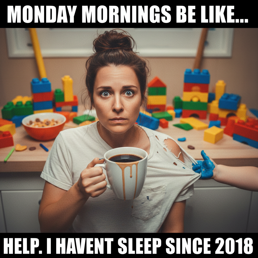 My kid just asked if 'adulting' was a job. Send help. And coffee.