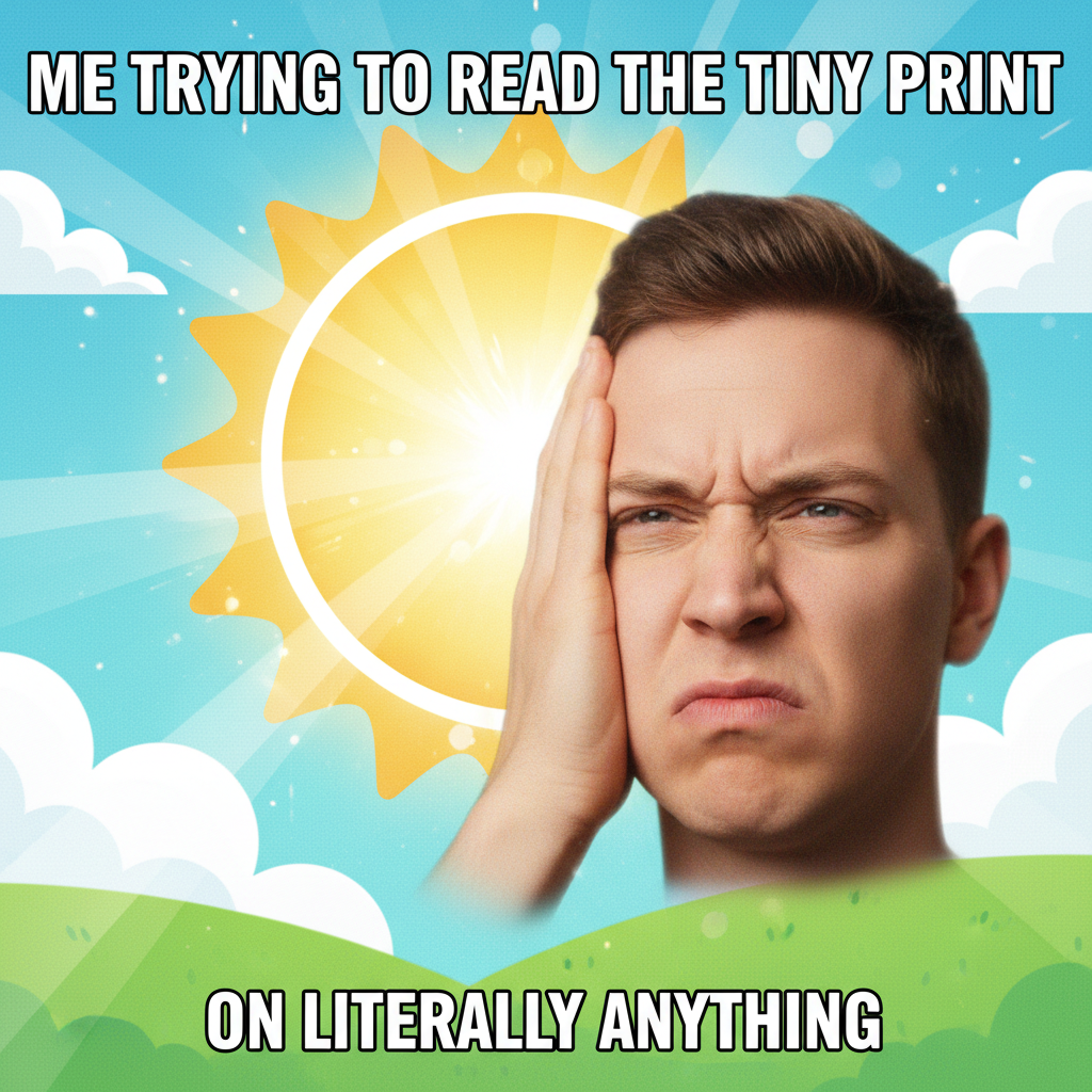 It's 70 degrees and sunny. Someone just complained it's 'too bright.' We're all doomed.