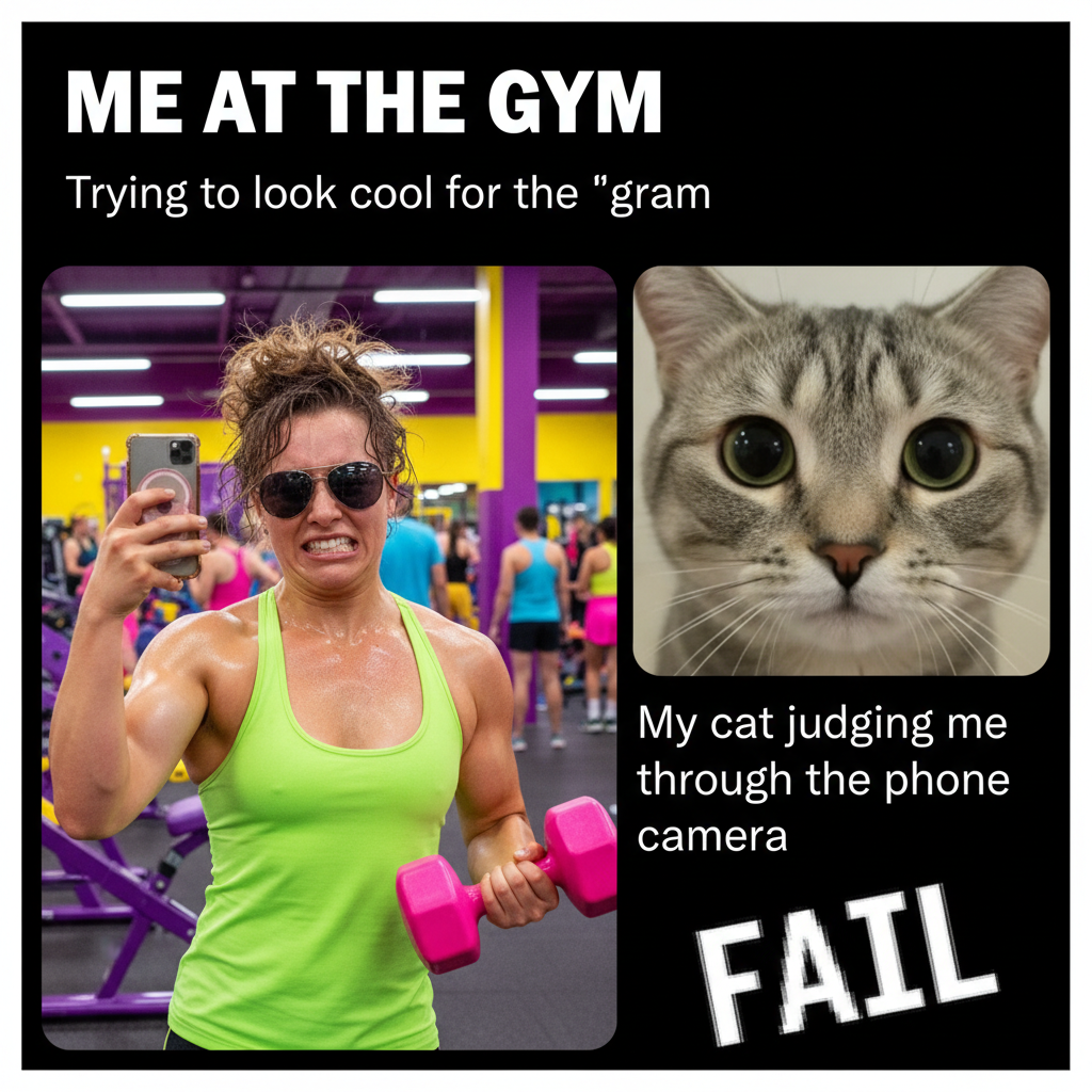 Went to the gym, did 3 squats, now I'm a 'fitness influencer'. It's called balance.