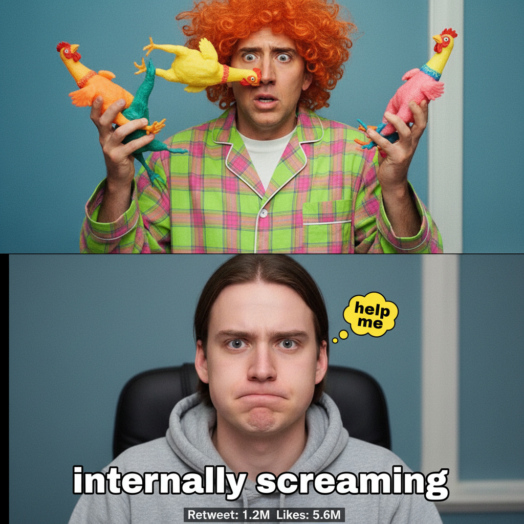 Me trying to act normal after seeing my favorite celeb post something wild. #MemeReaction