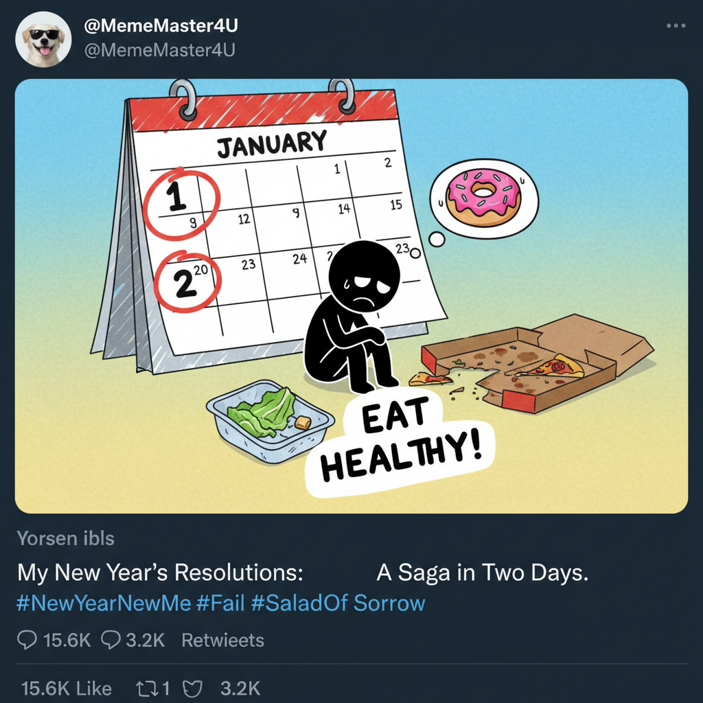 My New Year's resolution lasted until January 2nd. New record!