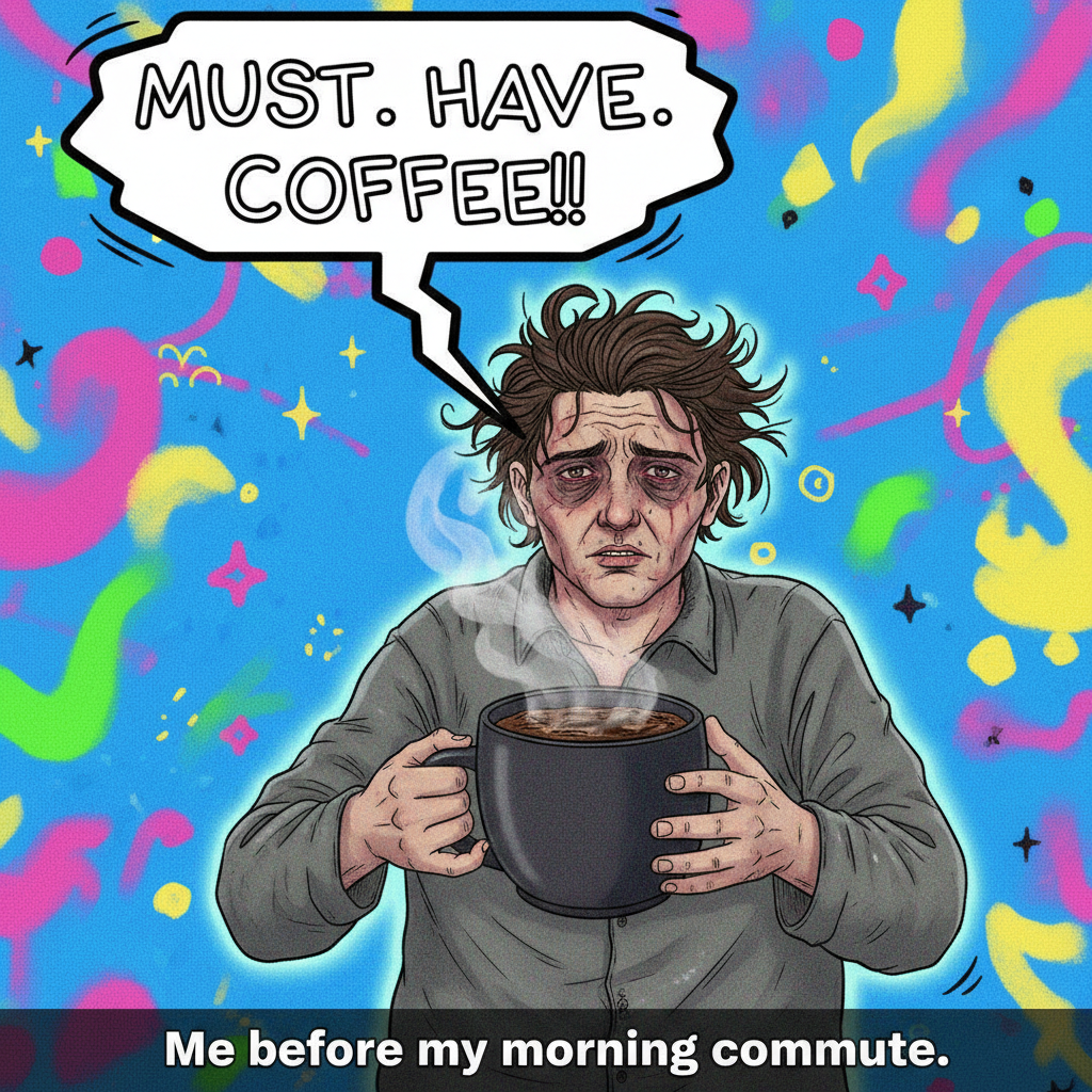 My blood type is coffee. My personality type is 'don't talk to me before coffee.'