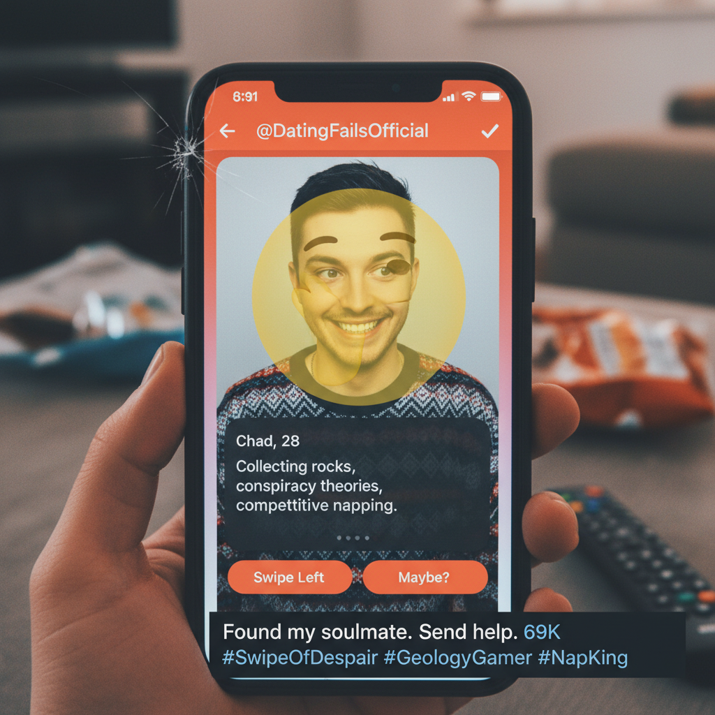 Matched with my ex's cousin on a dating app. The universe has a sick sense of humor.