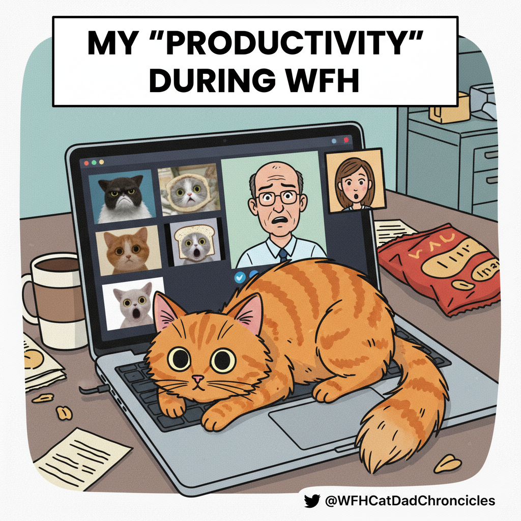 My cat just walked across my keyboard and shared my screen on Zoom. My boss saw EVERYTHING.