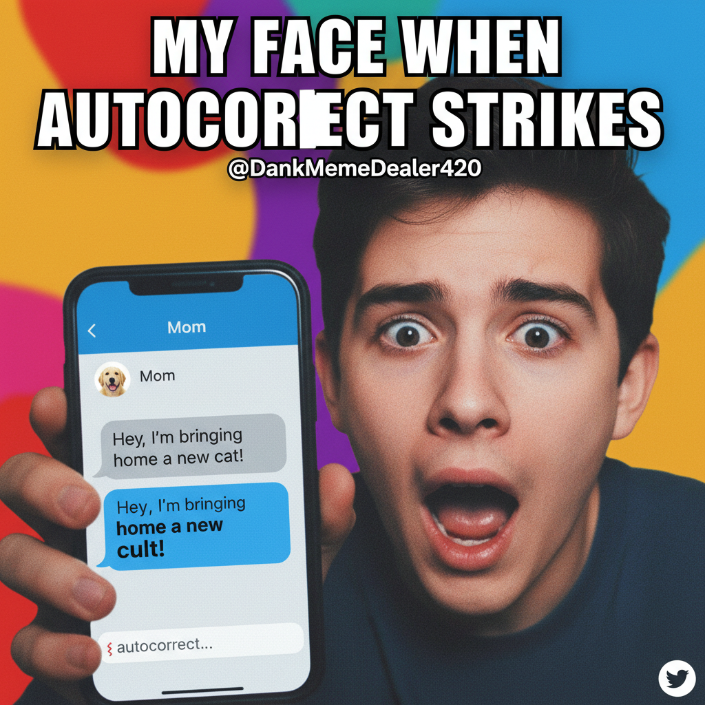 Autocorrect just changed 'I'm coming' to 'I'm communism.' My boss is going to love this.