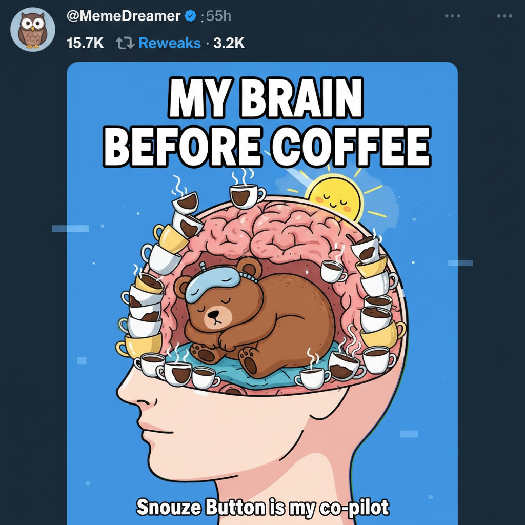 My brain cells hibernating until spring. Send coffee & sunshine. 😩