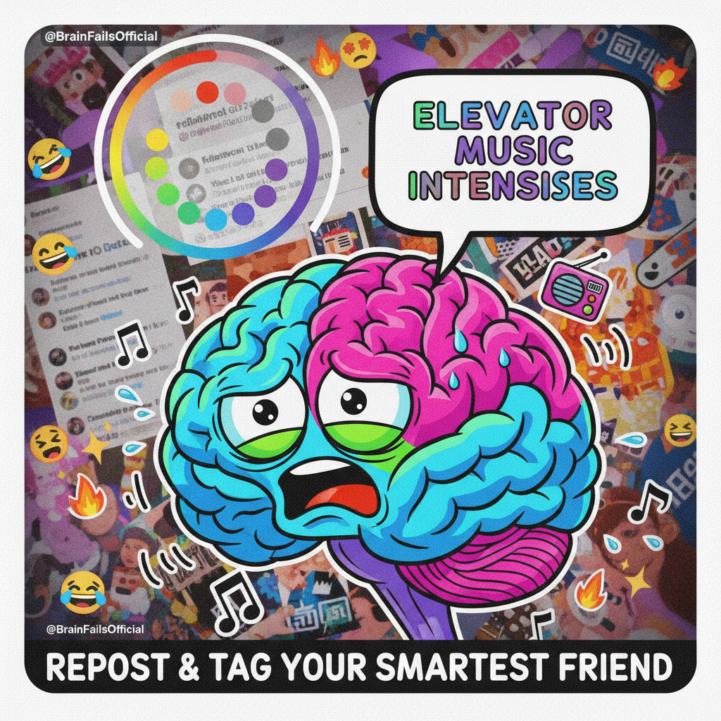 My brain cells during exam season: *elevator music* #StudentLife
