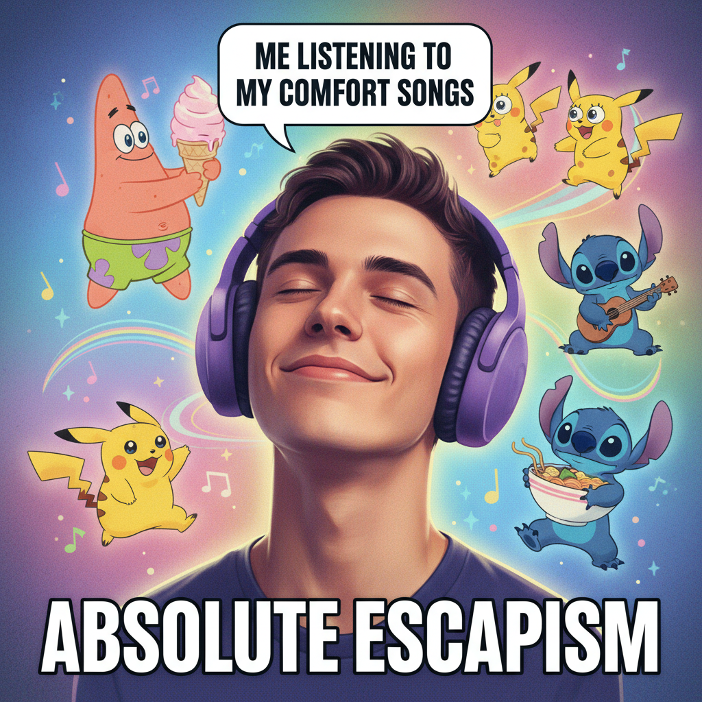 Hearing THAT song from your childhood cartoon theme song. Instant serotonin boost.
