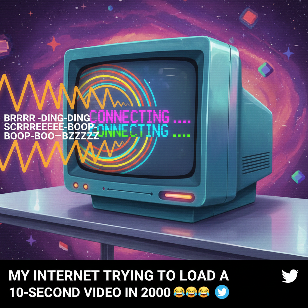 Hearing THAT specific dial-up internet sound still gives me PTSD. My childhood was a buffering nightmare.