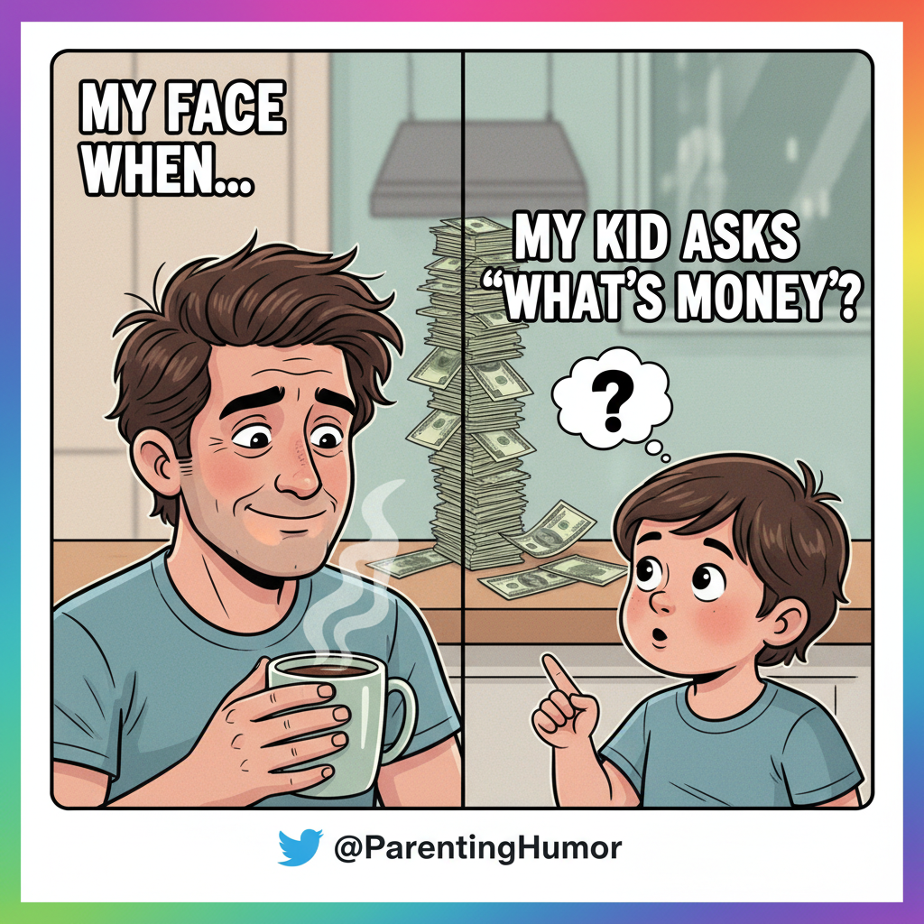 My kid just asked me if 'adulting' is a superpower. Yes, honey, it's the power to pay bills.