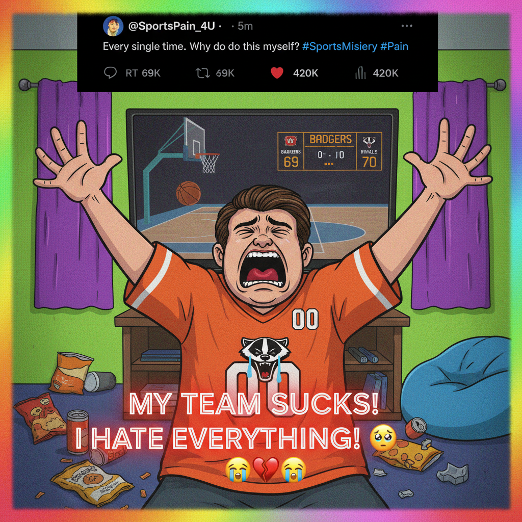 My team scores: *calm nod*. Opponent scores: *flips table, blames referee, questions life choices*