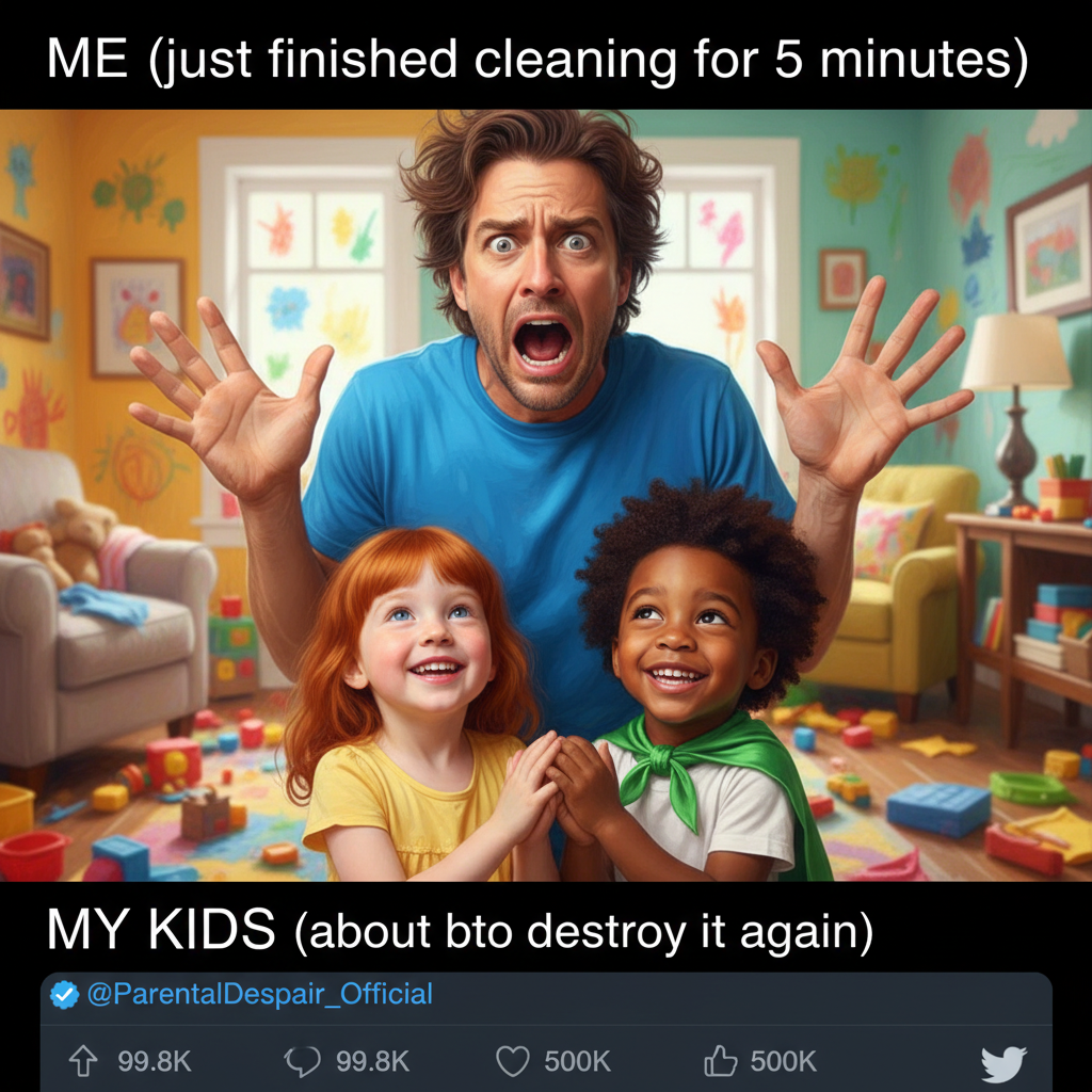 My kids asked 'why is the sky blue?' and I froze. Where's the 'skip tutorial' button for parenting?