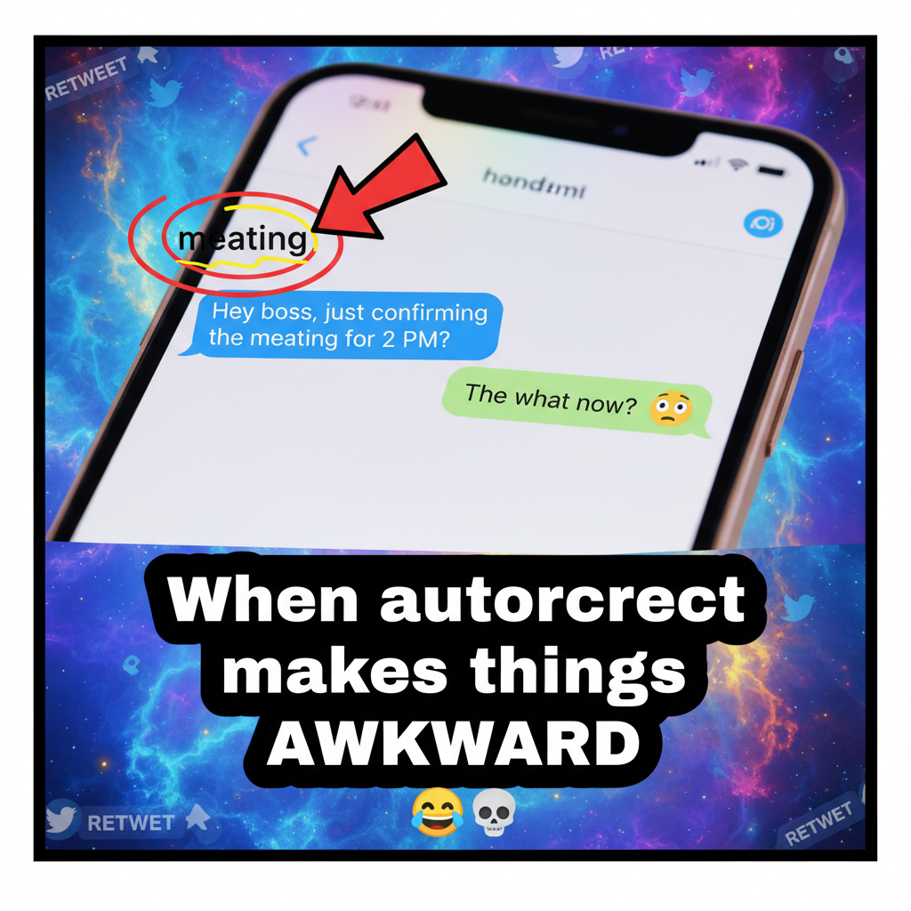 Autocorrect changed 'meeting' to 'meating'. My boss thinks I'm a cannibal now. Send help.