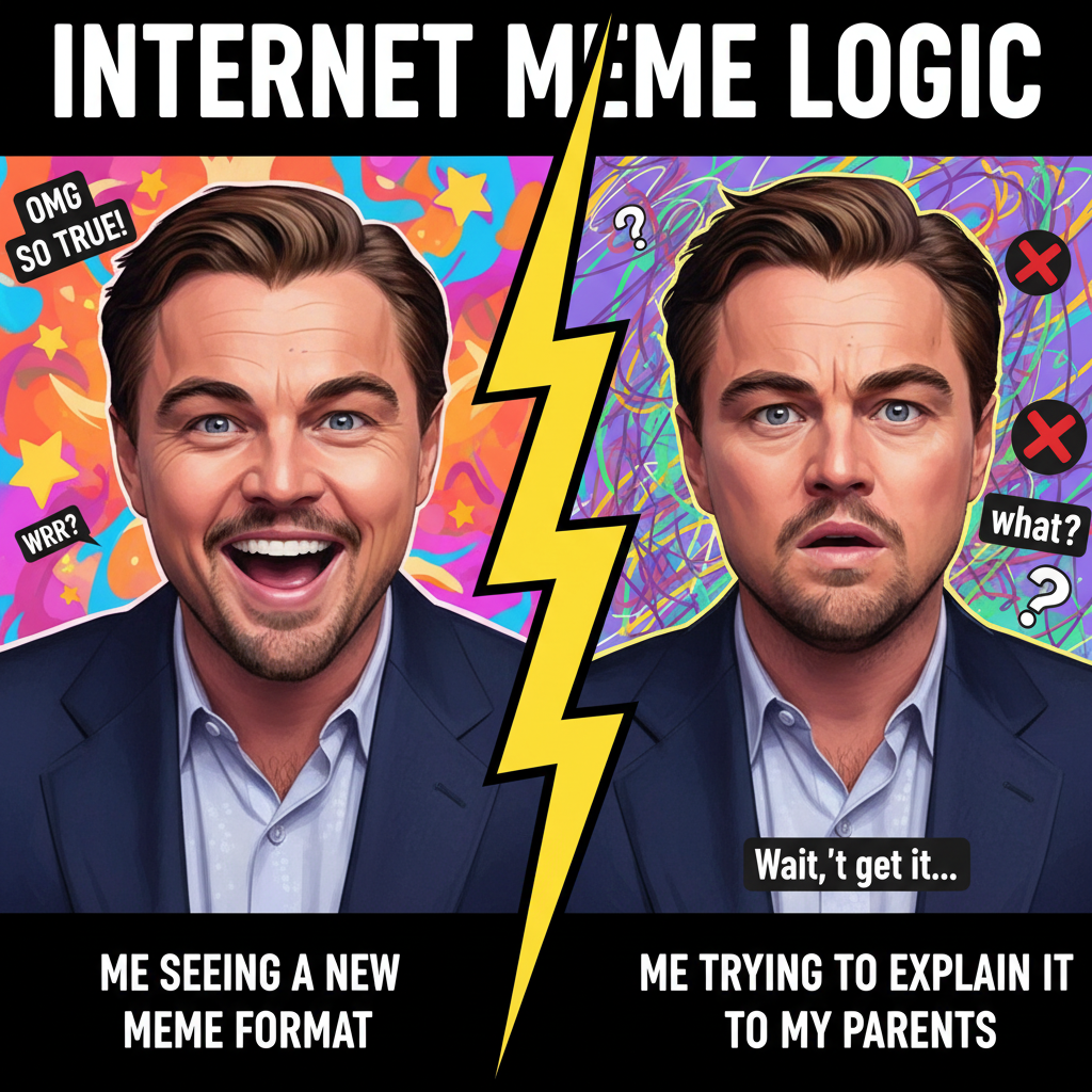 Me watching the new meme template drop vs. me trying to use it correctly. #MemeReaction