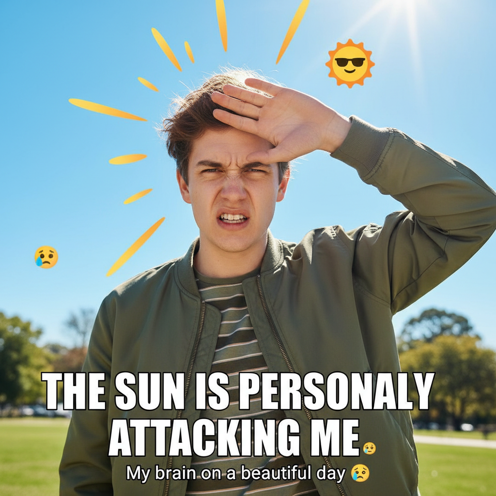 It's 70 degrees, sunny, and I'm still complaining about the weather. Peak human.