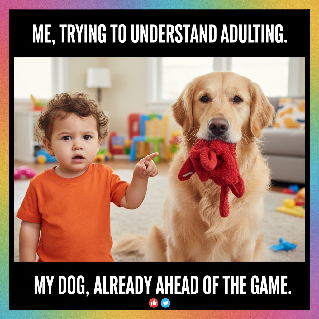 My toddler just asked if the dog was 'broken' because it wouldn't share its toy.
