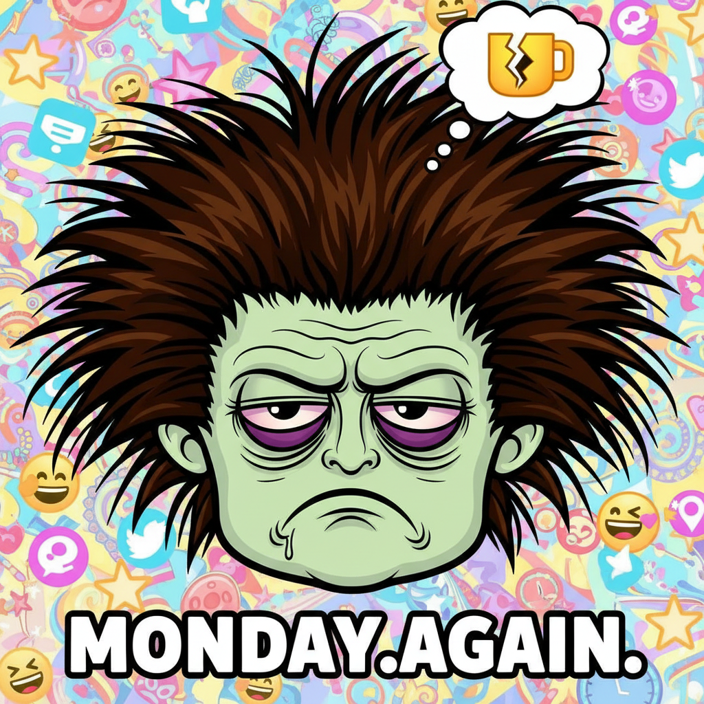 My face when my alarm goes off on Monday morning. Send coffee and good vibes.