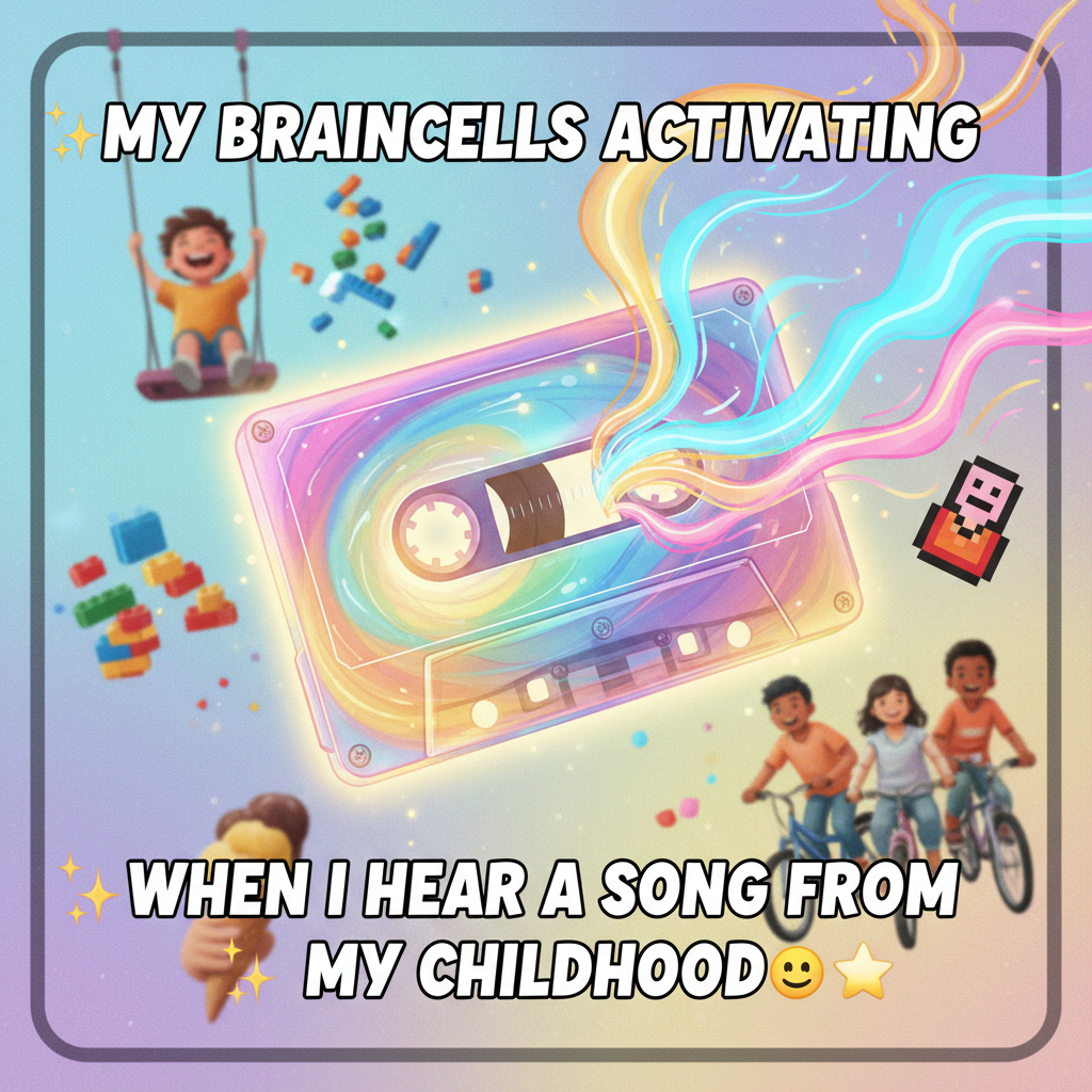 Hearing THAT song from my childhood just activated 10 years of core memories.