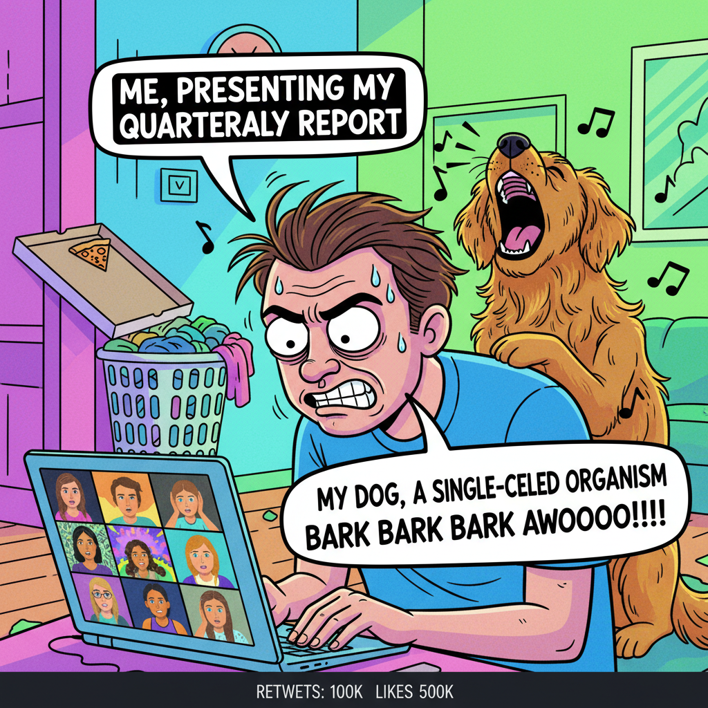 My mic was off for 10 mins, then on for 1 second of my dog barking. Peak Zoom.