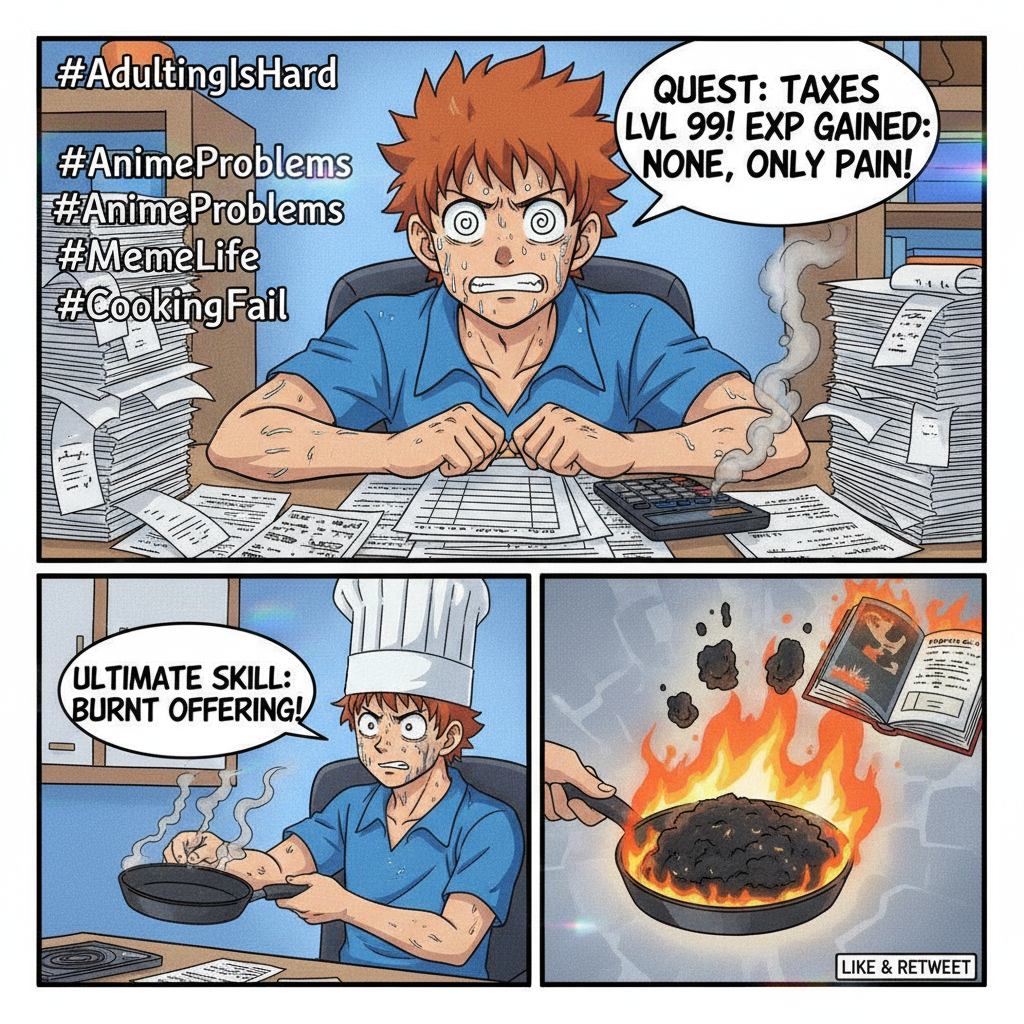 Me trying to adult when my only life skills are from watching anime.
