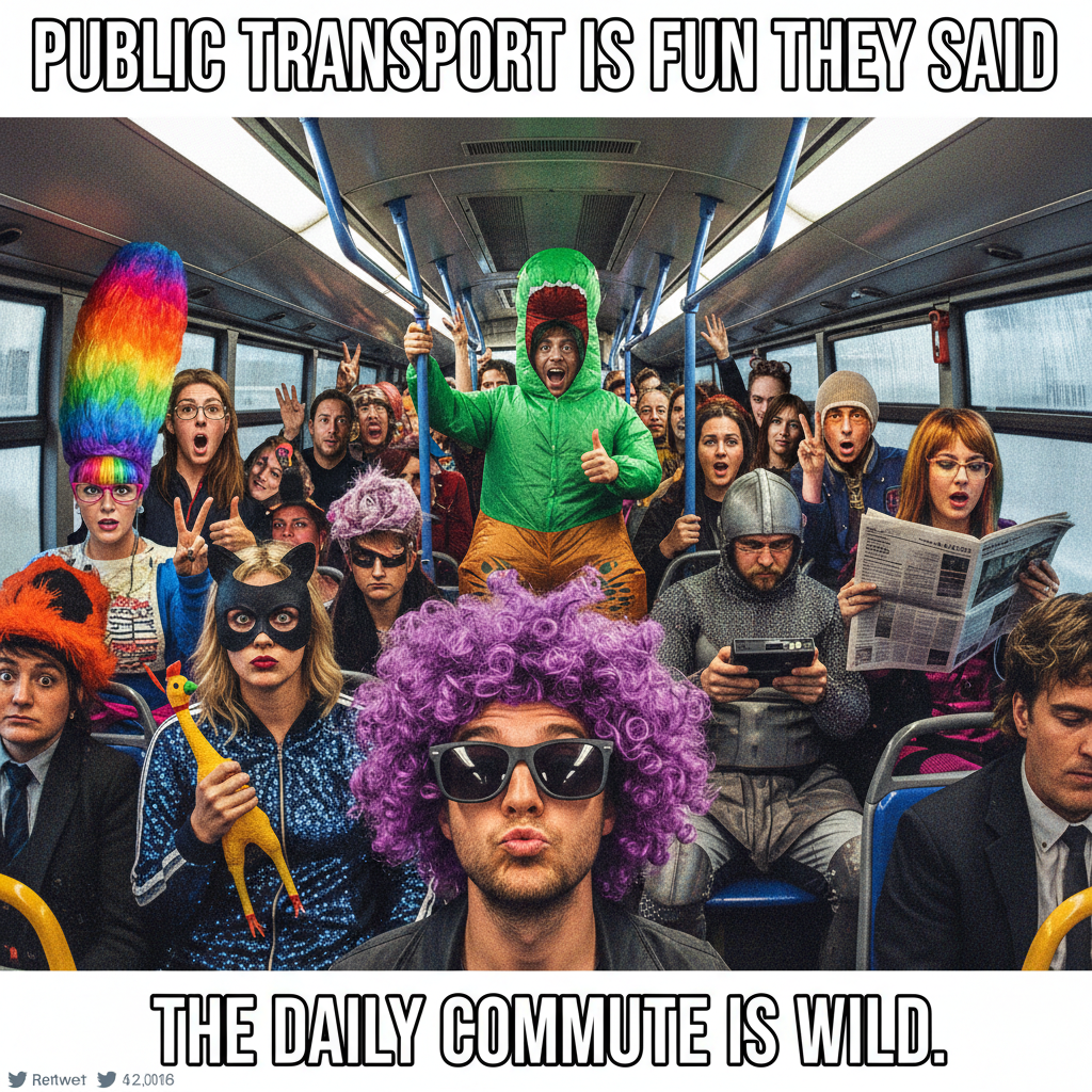 Public transport is just a social experiment I never signed up for.