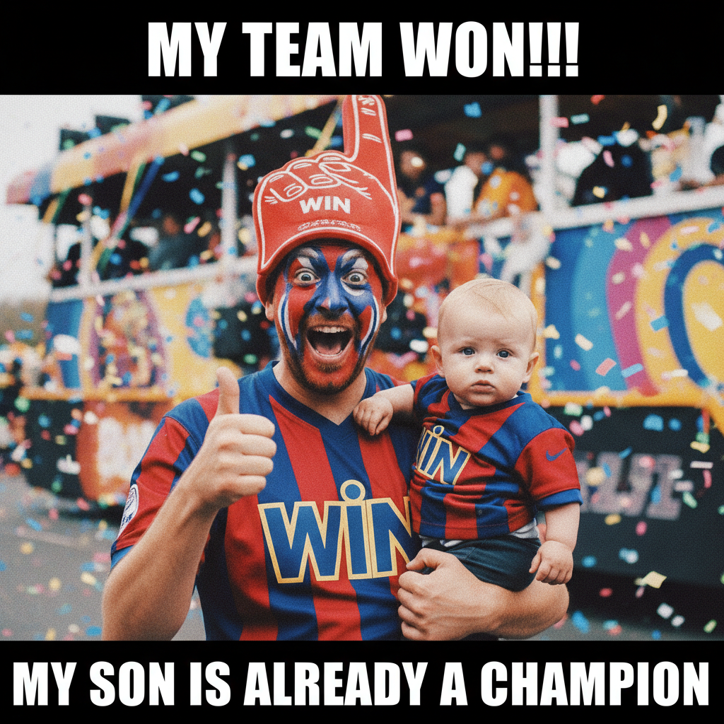My team won. I've already bought a parade float and named my firstborn after the MVP.