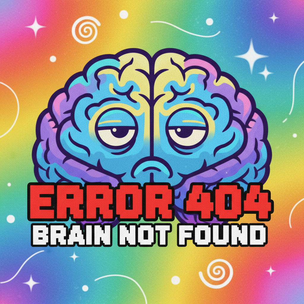 My brain on Monday morning: 'Error 404: Motivation Not Found.'