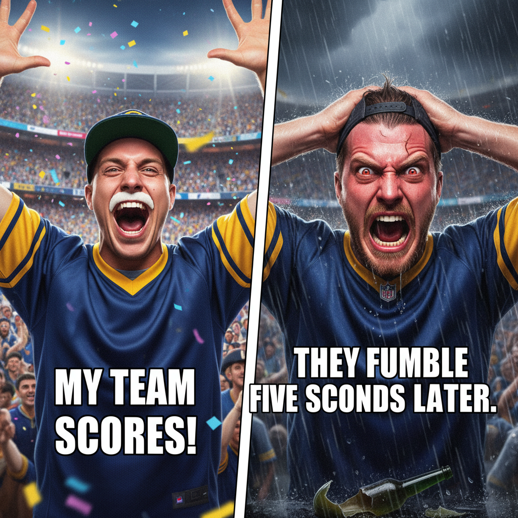 My team won: GREATEST OF ALL TIME! My team lost: FIRE EVERYONE IMMEDIATELY!