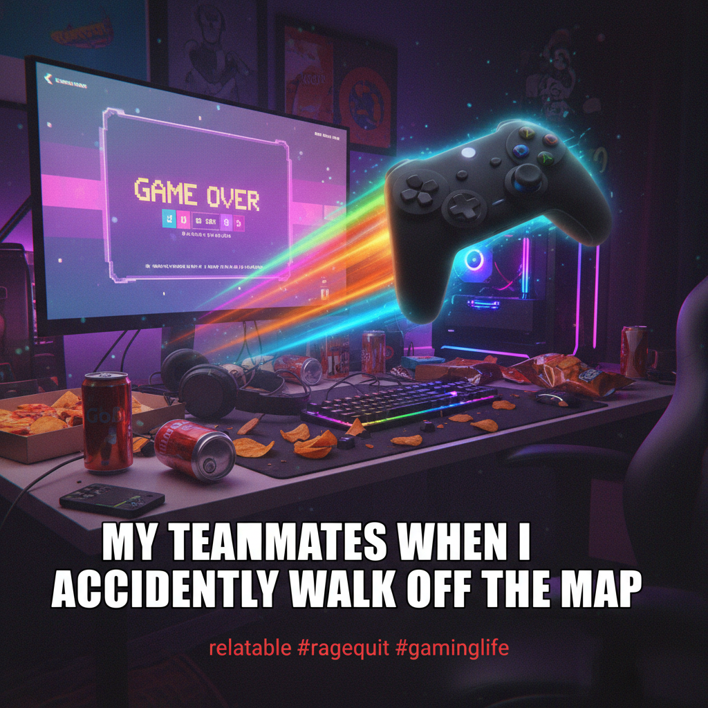 My controller is now a projectile. Send help. #GamingRage