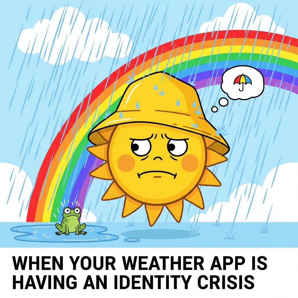 It's 70° and raining. My seasonal depression is confused. #WeatherReport