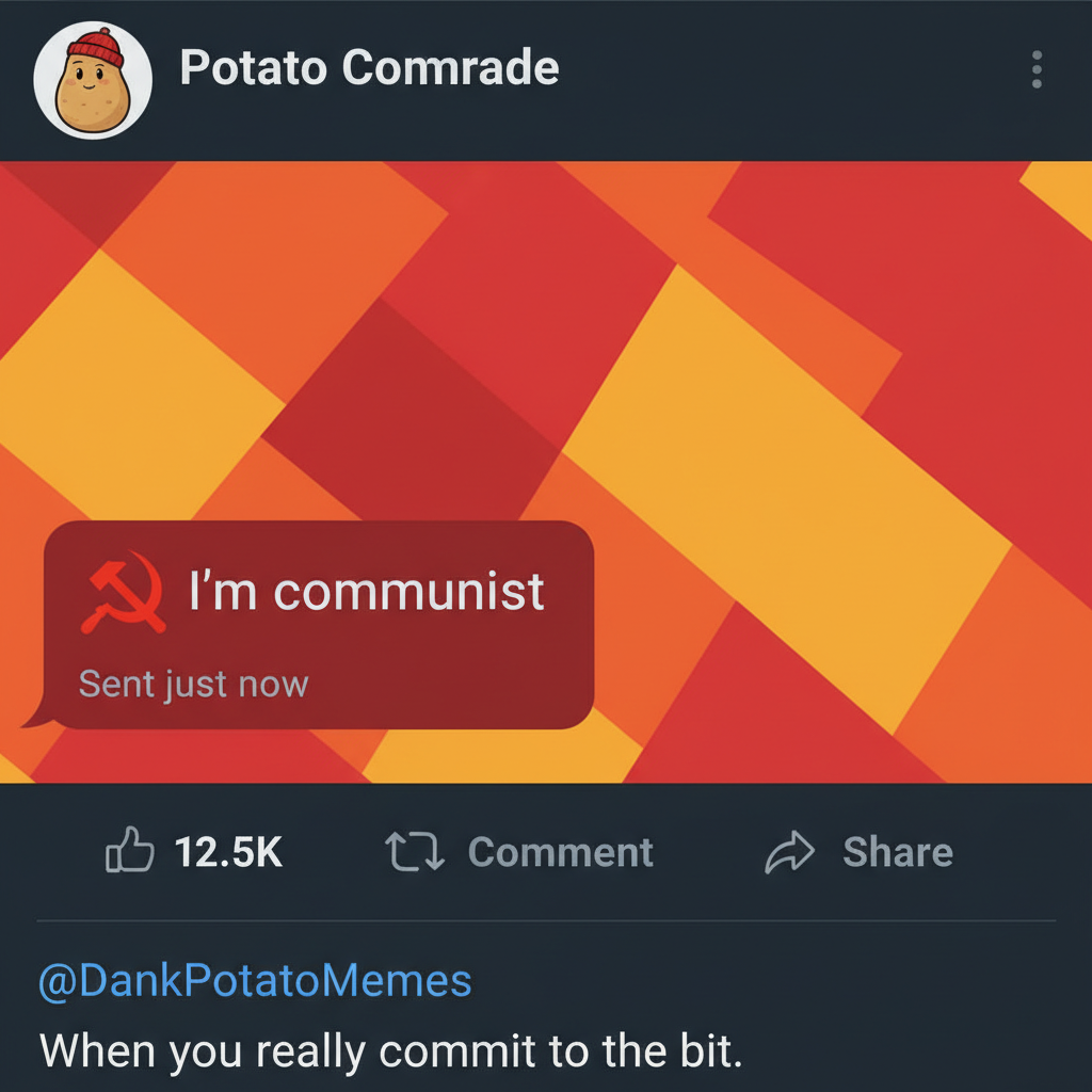 Autocorrect just changed 'I'm coming' to 'I'm communist.' My boss is gonna love this.