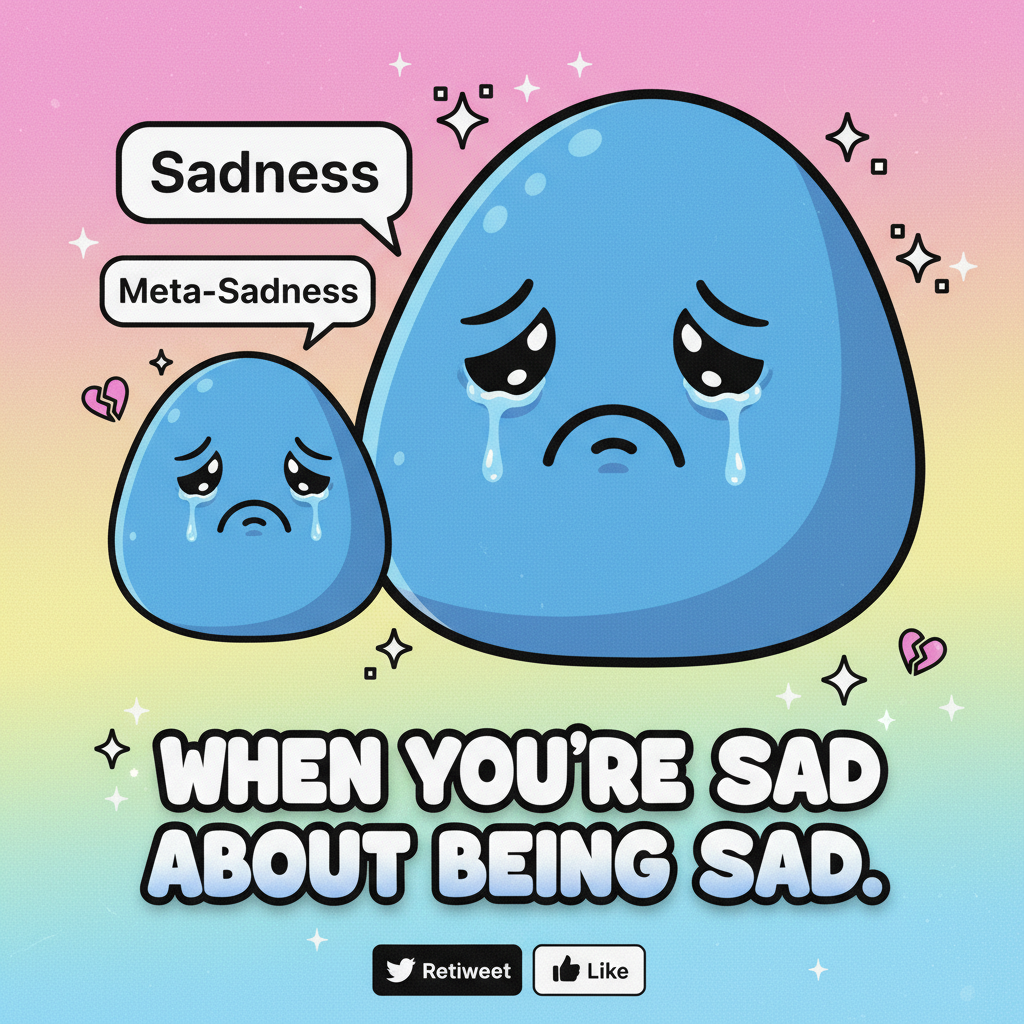 My seasonal depression has a seasonal depression. It's a meta-sadness.