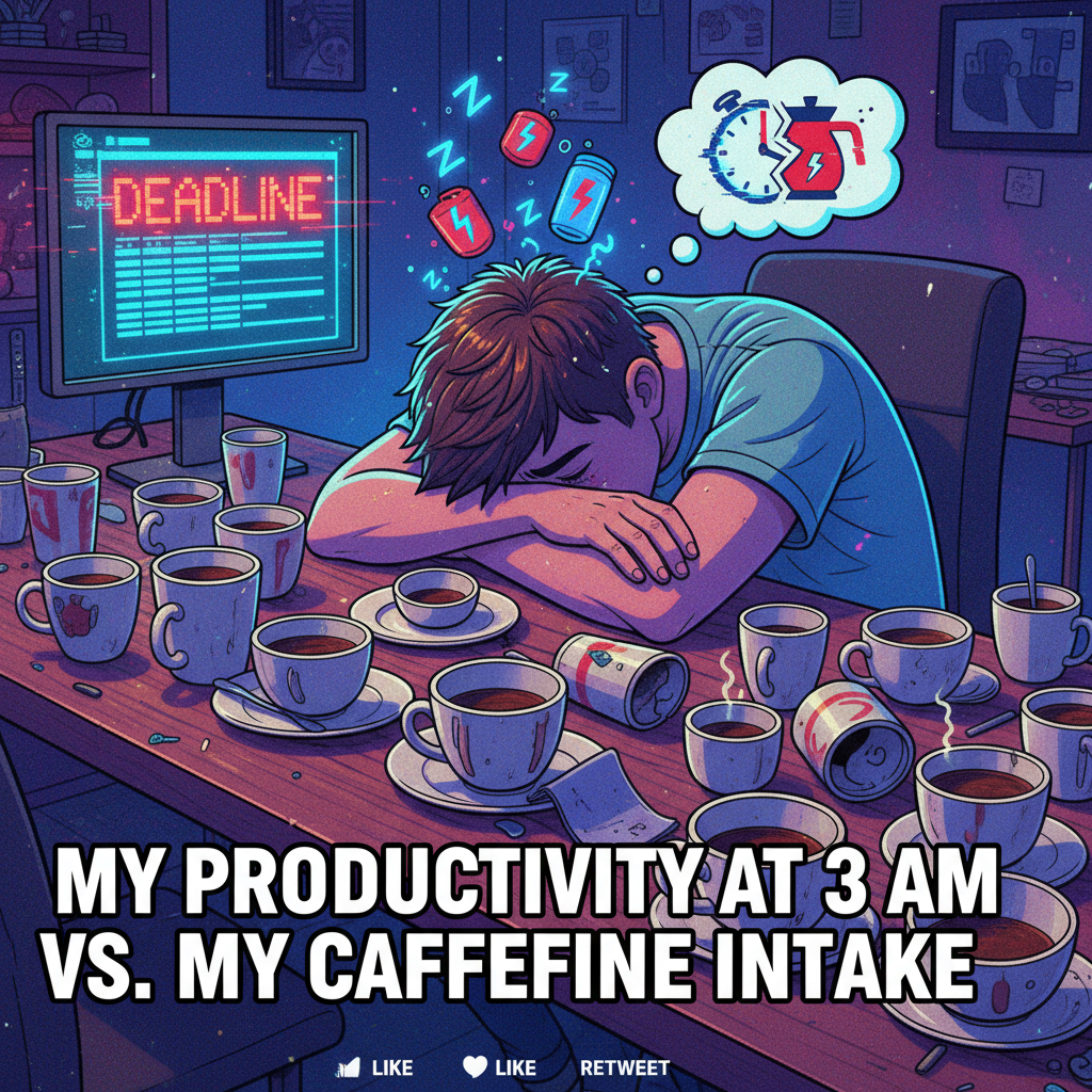 My Monday morning mood is sponsored by 3 cups of coffee and 0 motivation.