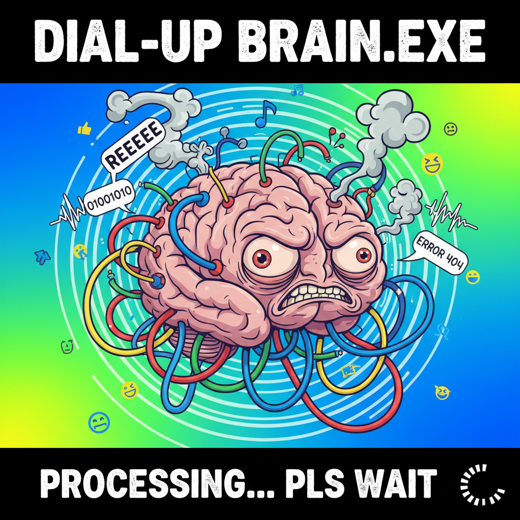 My brain cells during exam season: *dial-up modem noises* #StudentLife